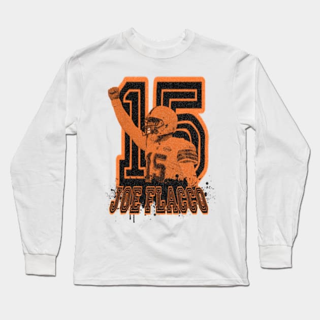 Joe Flacco Long Sleeve T-Shirt by AwurenSaja